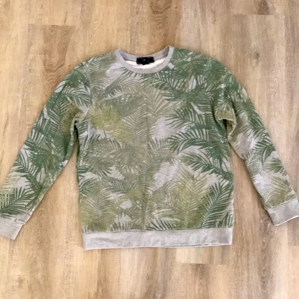 Tropical print sweater